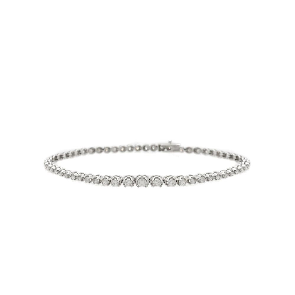 White gold and diamonds bracelet