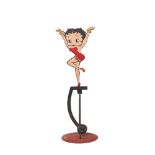 Painted metal Betty Boop mobile