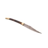 French Beauvoir brass and tortoiseshell knife, late 19th century
