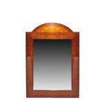 Walnut wood mirror