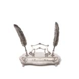 Silver inkstand