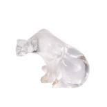 Lalique glass figure, c.1980