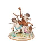 German porcelain group, early 20th century