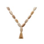 Mammoth ivory necklace