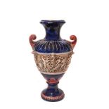 Glazed ceramic vase, early 20th century