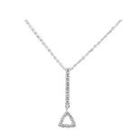 White gold and diamonds pendant