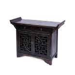 Oriental ebony wood sideboard