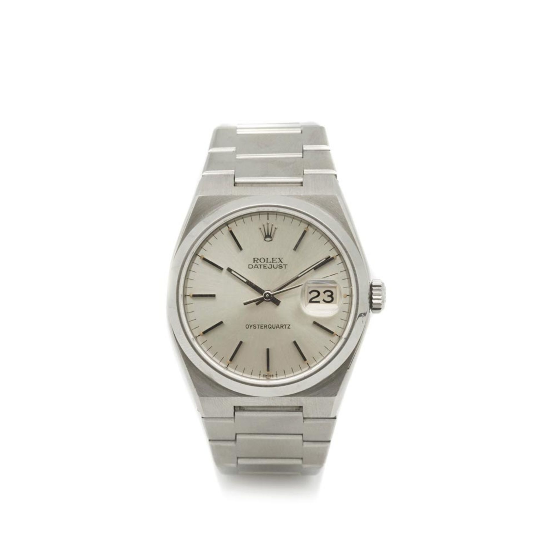 Rolex Date Just steel wristwatch