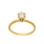 Portuguese gold and diamond ring