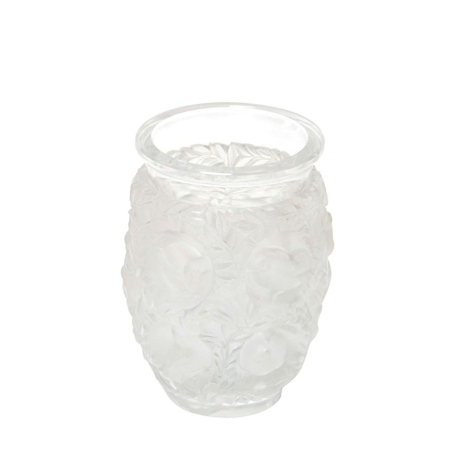 Lalique glass "Bagatelle" vase