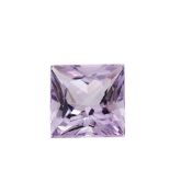 Amatista talla princesa. 17,10 x 12,84 mm. Peso: 24,06 ct. Excelente color y brillo morado claro.