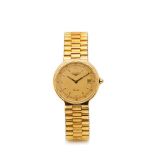 Reloj Longines de pulsera unisex. En plaqué oro. Esfera dorada con numeración a trazos aplicados y