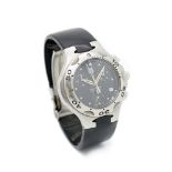 Reloj Tag Heuer Kirium de pulsera para caballero. En acero. Ref.: CL1110-0/ HG0521. Esfera negra con