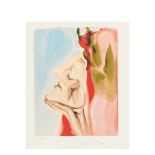Salvador Dalí (Figueres, Girona, 1904-1989) Dante tiene dudas. Paraíso. Canto 7. Litografía