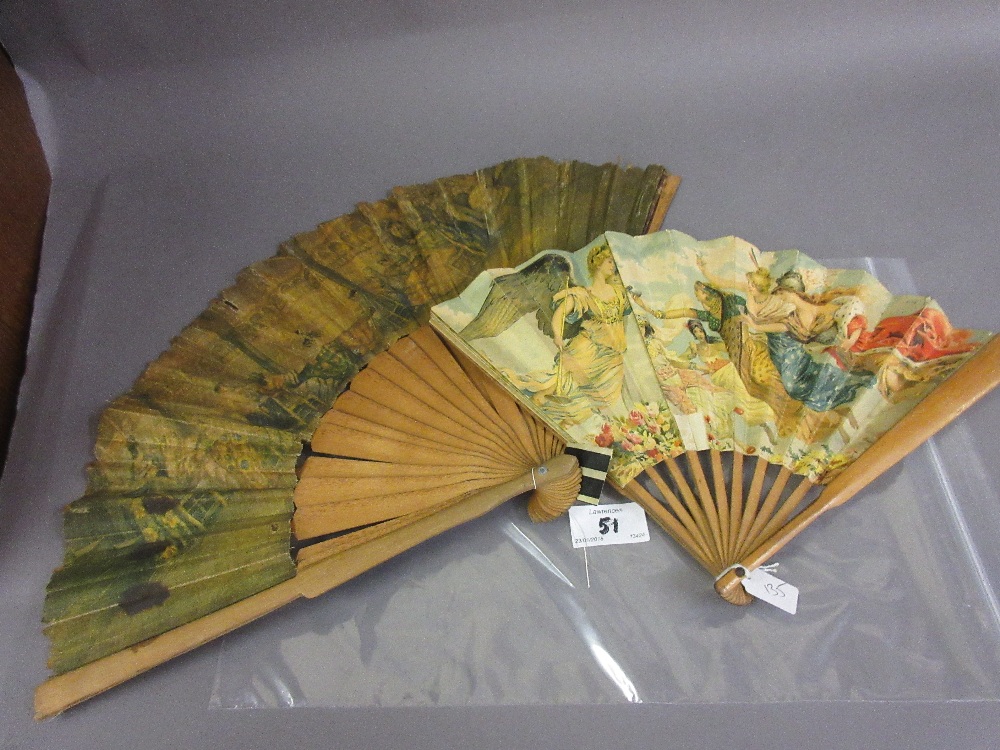 French advertising fan dated 1913,