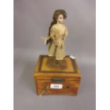 Early 20th Century musical box automaton,