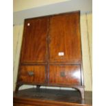 Small 19th Century mahogany side cabinet,