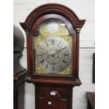 George III mahogany longcase clock,