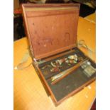 Early 20th Century mahogany patented artist's colour box by Bryce Smith,