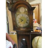 Oak cased grandmother clock circa 1930,