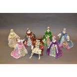 Wedgwood Limited Edition figure of King Henry VIII with plinth together with similar figures of his