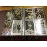 Album containing a collection of Royalty related postcards