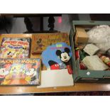 Collection of mid 20th Century and later Walt Disney related items
