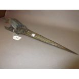 Antique steel Punjab punch dagger (at fault)