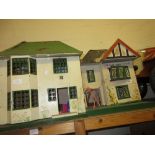 Two small mid 20th Century dolls houses