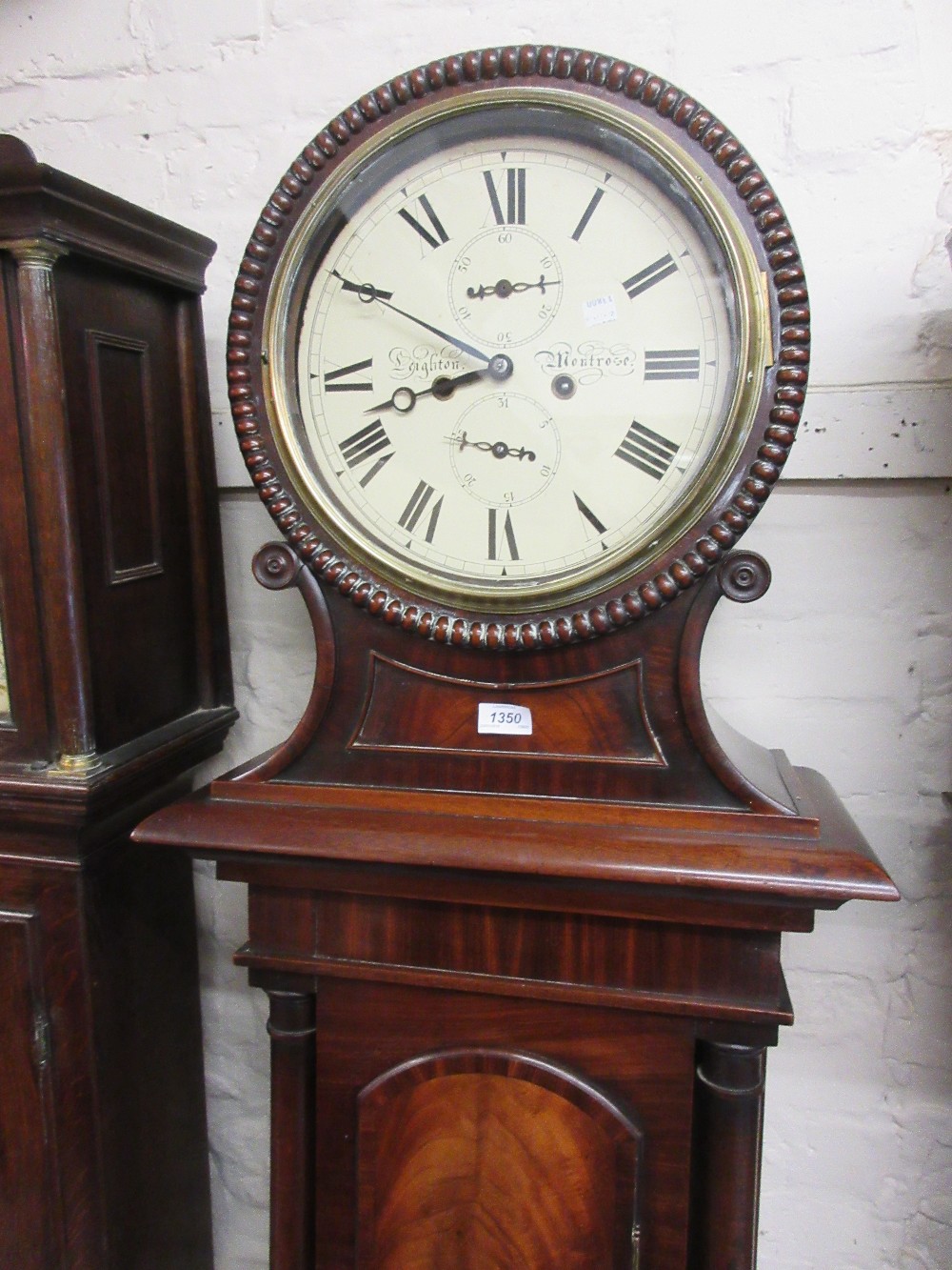 19th Century Scottish mahogany longcase clock,