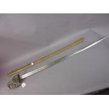 Victorian military officers dress sword,