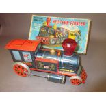 Battery operated Western Pioneer toy train in original box