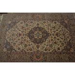 Near matching Kirman rug (slight colour variation)