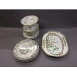 Set of six Adams pottery plates,