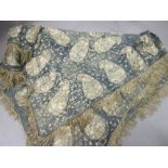 Silk embroidered shawl