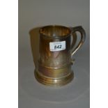 Sheffield silver mug in 18th Century style