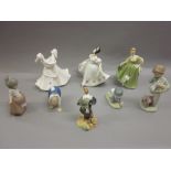 Three various Royal Doulton figures,