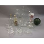 Miscellaneous 19th and 20th Century decanters,