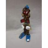 Murano glass figure of a clown with original label