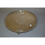 George III silver salver,