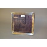 Birmingham silver mounted rectangular photograph frame