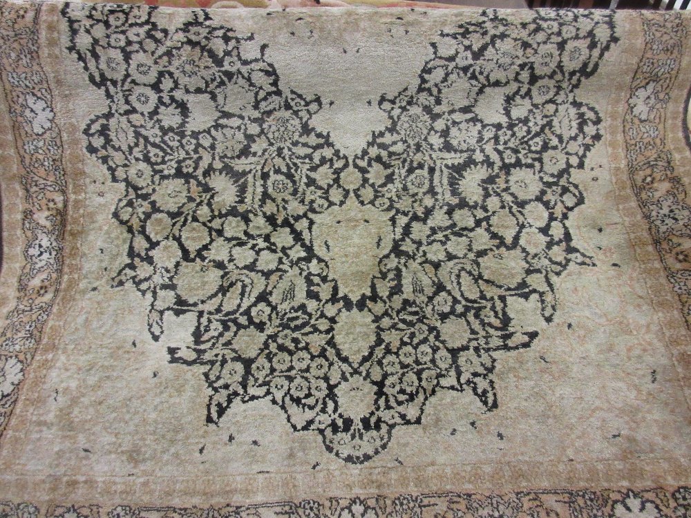 Indo Persian carpet having all-over floral design with borders, 4ft x 6ft approximately,