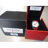 Mondaine gentleman's stainless steel wristwatch with original box