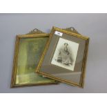 Pair of 19th Century French ormolu rectangular photograph frames with bow surmounts