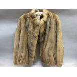 Ladies pale mink fur jacket CONDITION REPORT I would say this is approximately Size