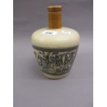 Stoneware ' Clansman ' Highland malt whisky flask CONDITION REPORT Small chips to