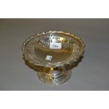 Early 20th Century pierced silver pedestal bowl, Sheffield,