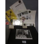 Collection of Mary Quant memorabilia including an album of press clippings from the launch of Mary