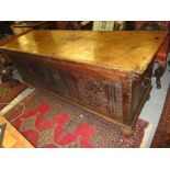 18th Century Continental pine cassonne,