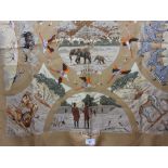 Hermes Tanzanie silk scarf designed by Robert Dallet